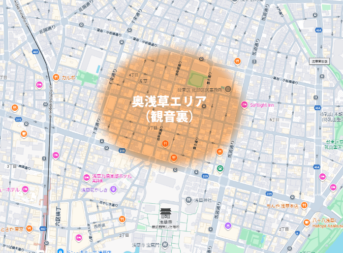 浅草観音裏エリア