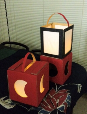 有明行灯講演とダンボールで作る有明行灯