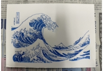 簡易木版画摺り体験